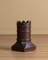 English Salt - Glazed Stoneware Chimney Pot, Late 19th Century - Lone Fox