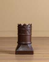 English Salt - Glazed Stoneware Chimney Pot, Late 19th Century - Lone Fox