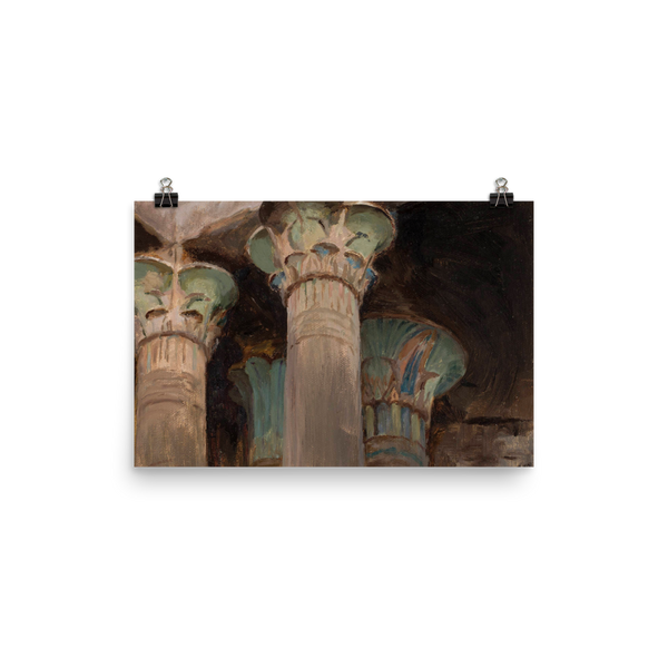 "Columns in Egypt" Art Print