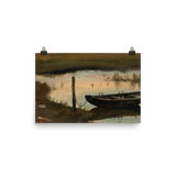 "Boat by the Shore" Art Print