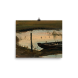 "Boat by the Shore" Art Print