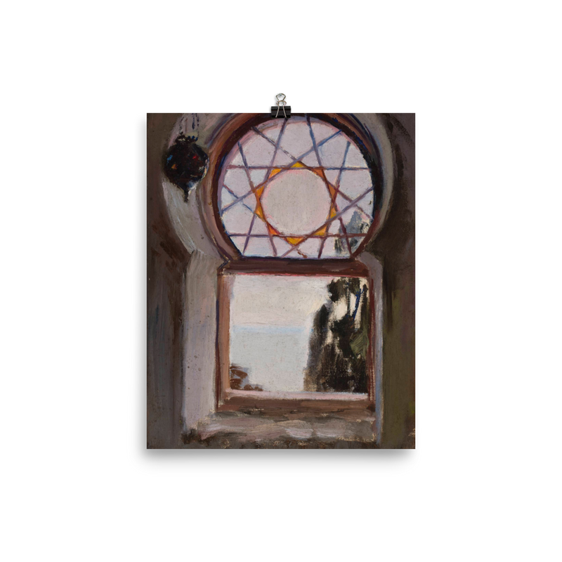 "Window in Yalta" Art Print