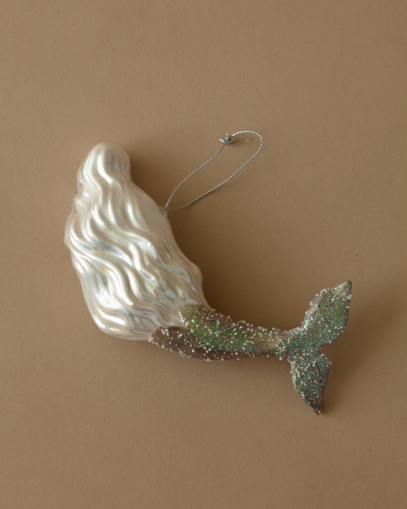Ethereal Glass Mermaid Ornament - Lone Fox