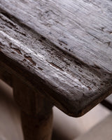 European Baroque Table w/ Single Drawer and Box Stretcher, 18th Century - Lone Fox