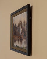 European Landscape 1 in Custom Frame, Late 19th Century - Lone Fox