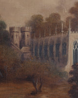 European Landscape 1 in Custom Frame, Late 19th Century - Lone Fox