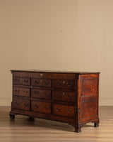European Oak Mule Chest, Europe, 18th/19th Century - Lone Fox