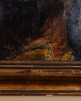 Expressionist Fish in a Bowl Oil Painting, Europe, 1970's - Lone Fox