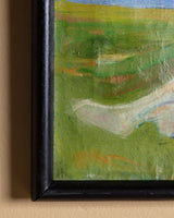 Expressionist Nude at Sunset Oil Painting by Emil Dyrberg Petersen, Denmark, 1950s - Lone Fox