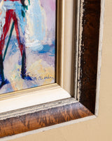Expressionist Oil Painting by Albert Terken, Belgian School, 1963 - Lone Fox