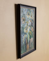 Expressionist Yellow Sunflowers Impasto Oil Painting, Italy, 1940s - Lone Fox