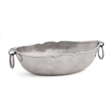 Peltro Oval Bowl with Rings