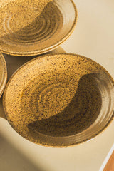 Set of 4 French Stoneware Plates