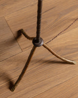 Faux-Bamboo Bronze Floor Lamp Manner of Baguès, France, 1940's - Lone Fox