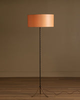 Faux-Bamboo Bronze Floor Lamp Manner of Baguès, France, 1940's - Lone Fox
