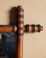 Faux Bamboo Cross-Corner Mirror, France, 19th Century - Lone Fox