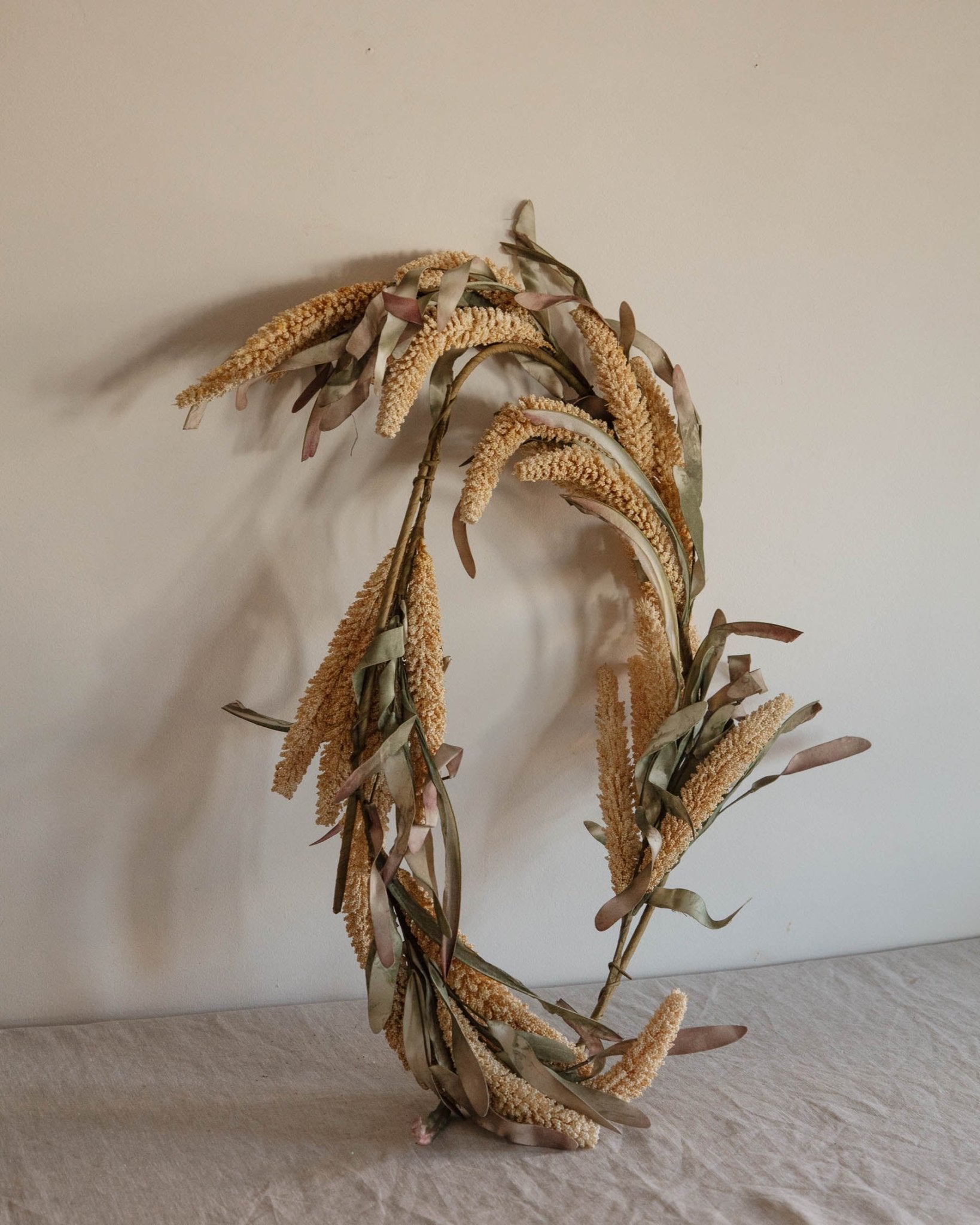 Faux Natural Pepperberry & Cornhusk Garland - Lone Fox