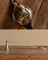 Polished Brass Horse Head Candle Snuffer