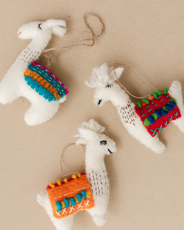 Felt Llama Ornament - Lone Fox