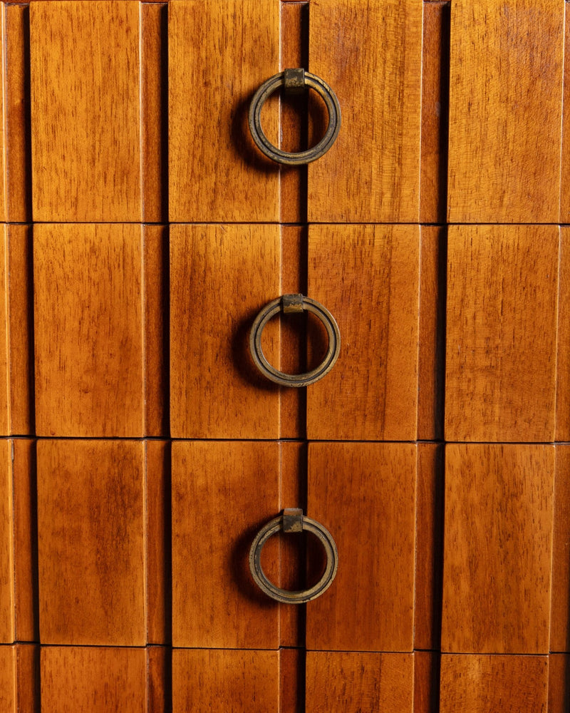 Figured Mahogany Sideboard by A.A. Patijn, Denmark, 1950's - Lone Fox