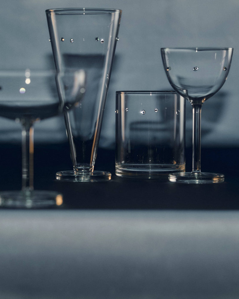 Firenze Nick & Nora Glass w/ Swarovski Crystal (Set of 4) – Lone Fox