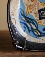 Fish Motif Studio Pottery Trinket Dish, American, 1970's - Lone Fox