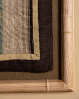 Flemish Bird Tapestry Fragment in Carved Oak Bamboo Frame, Flemish, 18th Century - Lone Fox