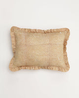 Florence Block Print Ruffled Pillow Cover - Lone Fox