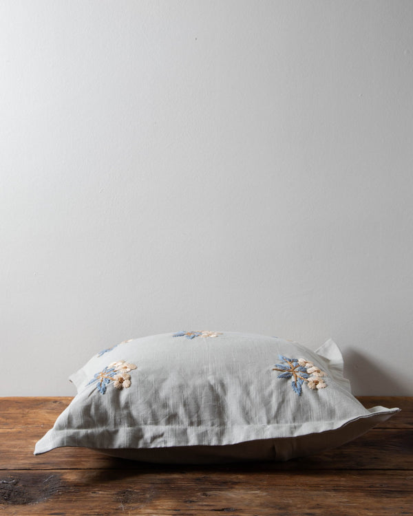 Florence Embroidered Pillow Cover - Lone Fox