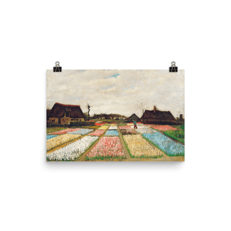 "Flower Beds in Holland" Art Print - Lone Fox