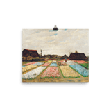 "Flower Beds in Holland" Art Print - Lone Fox