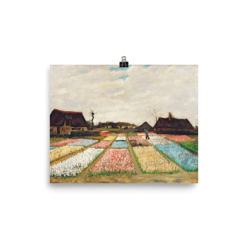 "Flower Beds in Holland" Art Print - Lone Fox