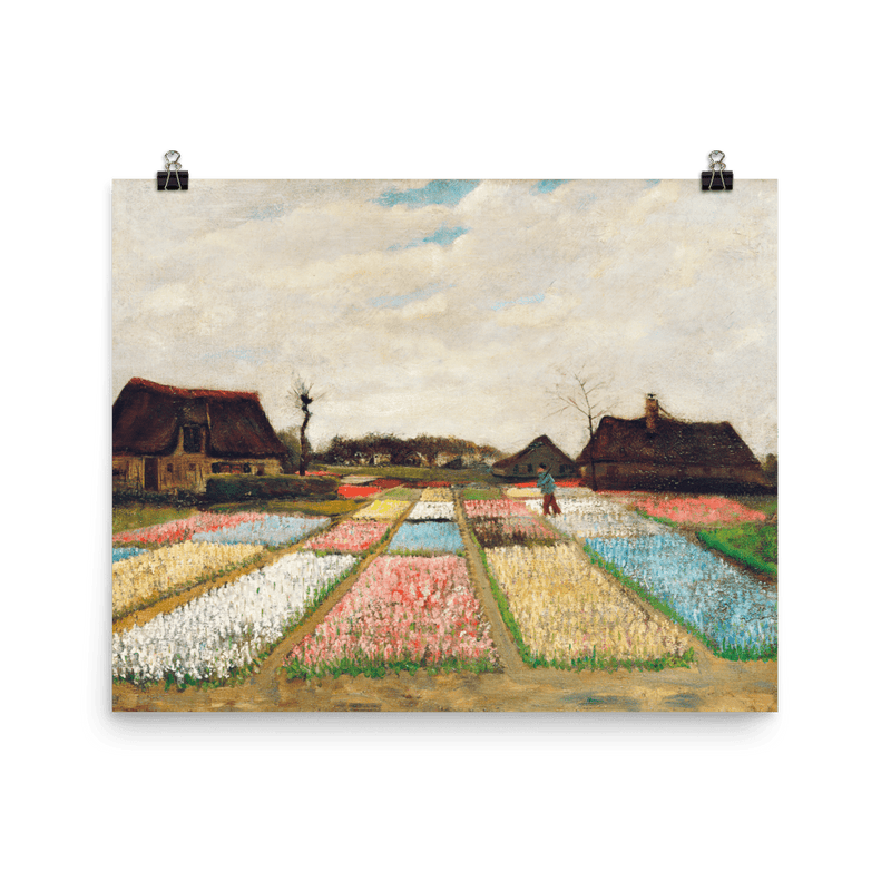 "Flower Beds in Holland" Art Print - Lone Fox