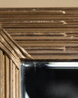 Fluted Giltwood Wall Mirror, France, Early 20th Century - Lone Fox