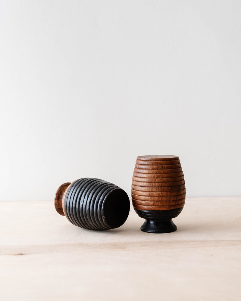 Fluted Salt & Pepper Shakers - Lone Fox