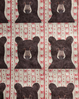 Folk Art Animal Holiday Gift Wrap - Lone Fox