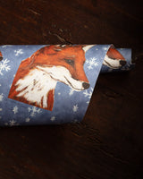 Folk Art Animal Holiday Gift Wrap - Lone Fox