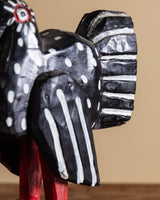 Folk Art Carved Bird Sculpture, Signed J. Corin, USA, 1993 - Lone Fox