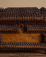 Footed Tramp Art Box w/ Gold Paint, United States, 19th Century - Lone Fox