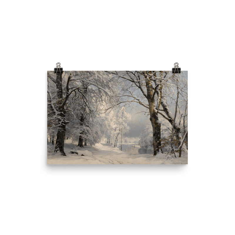 "Forest in Winter" Art Print - Lone Fox