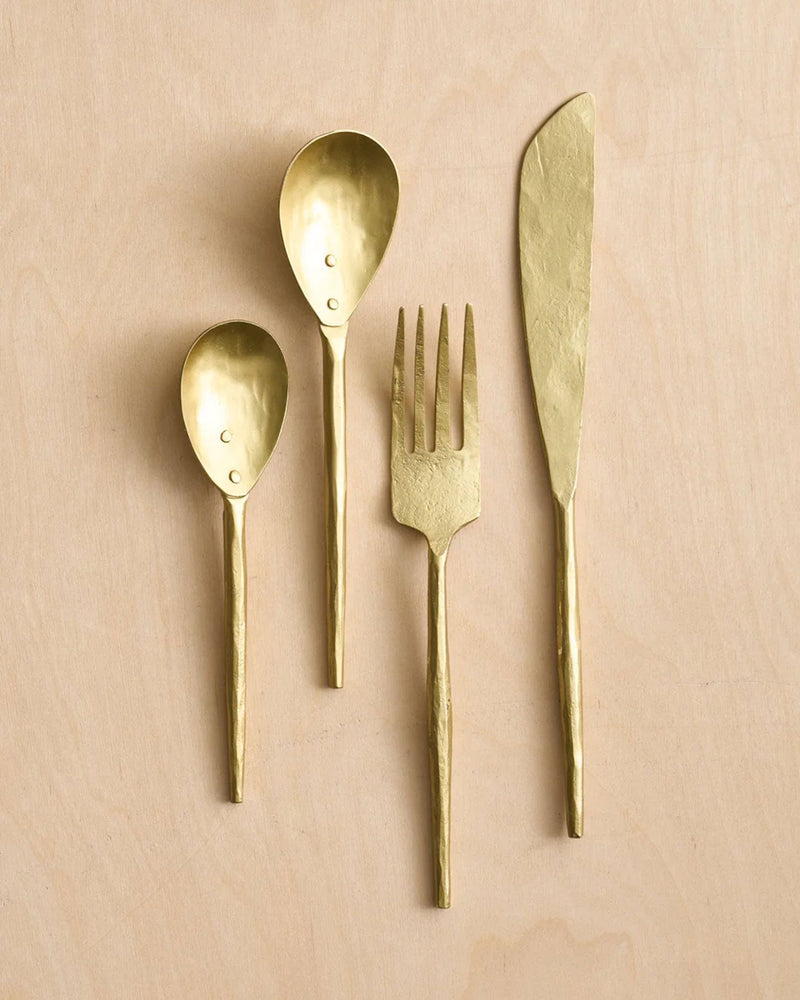 Forged Brass Flatware - Lone Fox