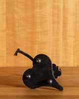 Forged Iron Heart Base Taper Candle Holder, 1970's - Lone Fox