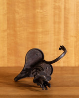 Forged Iron Heart Base Taper Candle Holder, 1970's - Lone Fox