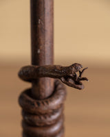 Forged Iron Sculptural Serpent Coat Stand, Italy, 1950's - Lone Fox
