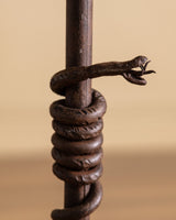 Forged Iron Sculptural Serpent Coat Stand, Italy, 1950's - Lone Fox