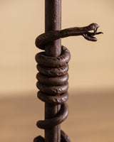Forged Iron Sculptural Serpent Coat Stand, Italy, 1950's - Lone Fox