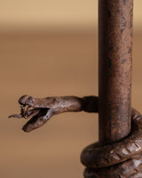 Forged Iron Sculptural Serpent Coat Stand, Italy, 1950's - Lone Fox
