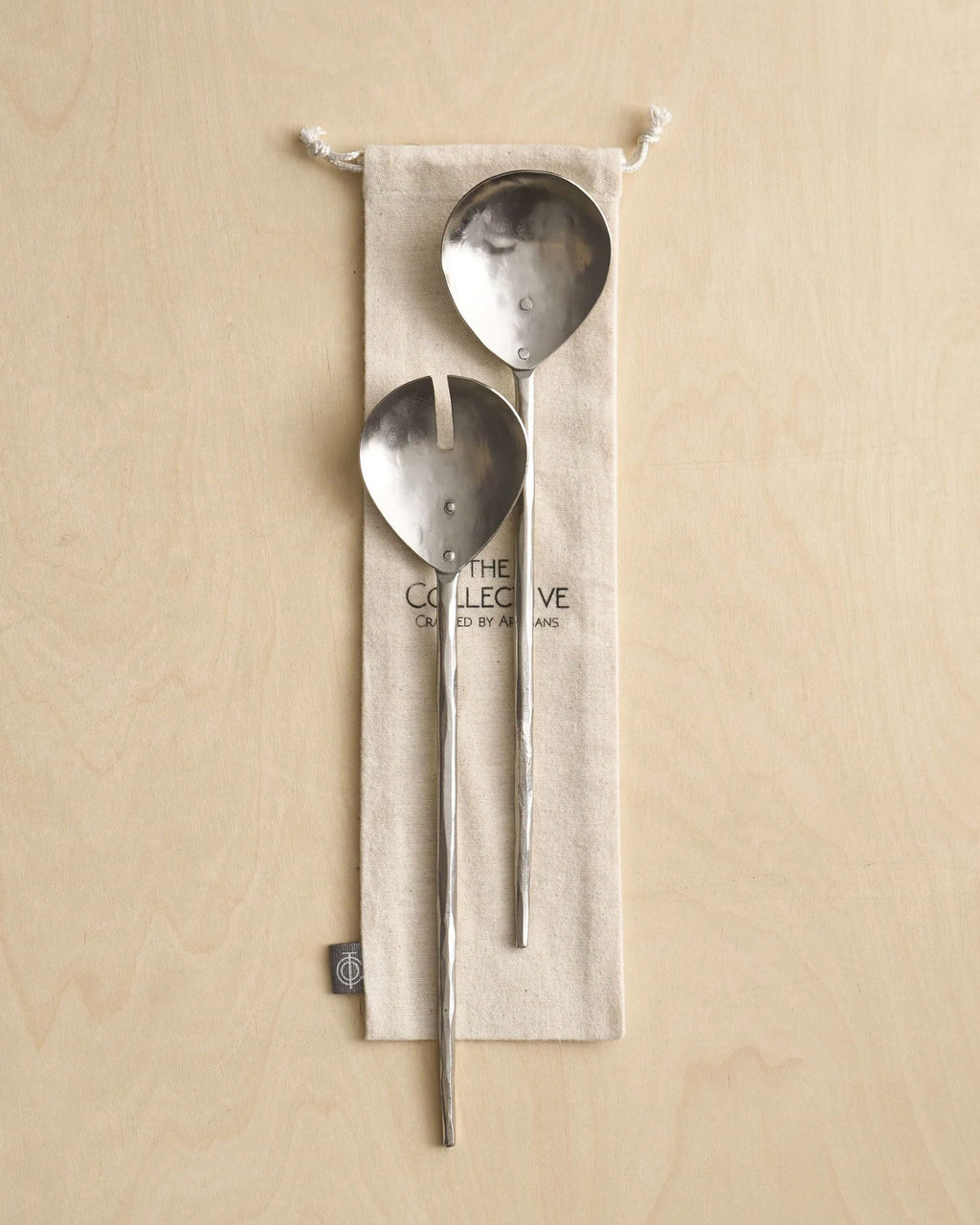forged-pewter-metal-salad-
