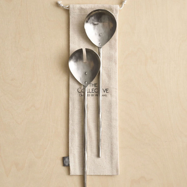 forged-pewter-metal-salad-