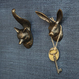 Fox Wall Hook - Cast Iron - Lone Fox
